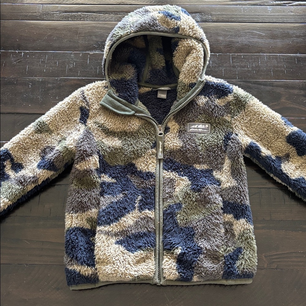 XXS Size 4 Boys Eddie Bauer Camo Jacket